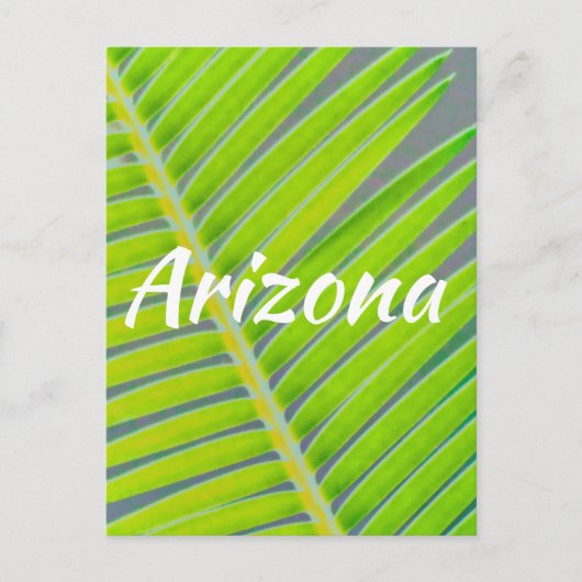 アリゾナ，手のひらのパターン ポストカード (正面)