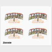 アリゾナ 楕円形シール (シート)