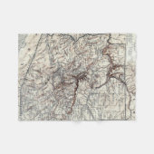 アリゾナ(1911年)のヴィンテージの地図 フリースブランケット (正面(横))