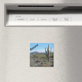 アリゾナApache Trail Cactusフォトマグネット マグネット (インサイチュ (食洗機))