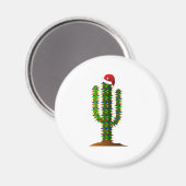 アリゾナSaguaroサボスクリスマスライト マグネット (正面/裏面)