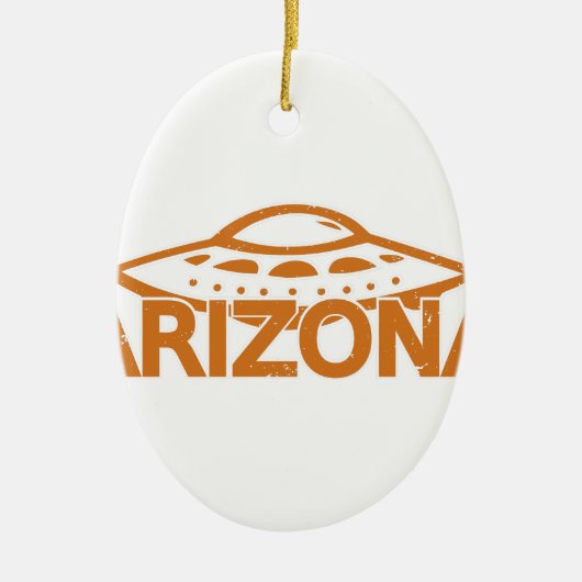 アリゾナUFO セラミックオーナメント (正面)