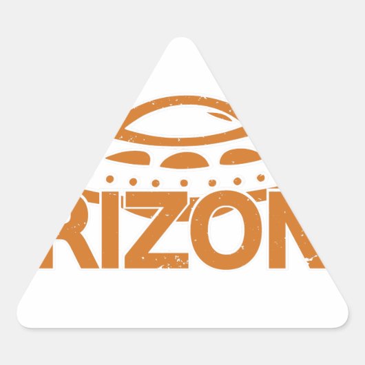 アリゾナUFO 三角形シール (正面)