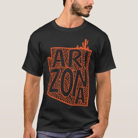 アリゾナUSAアメリカ州 Tシャツ (正面)