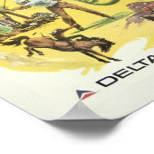 アリゾナUSA航空航空ヴィンテージ旅行 ポスター (角)