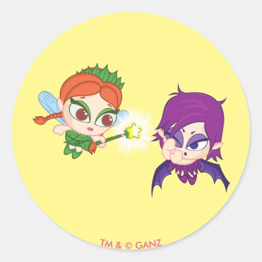 アリッサ対ナファリア ラウンドシール (正面)