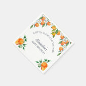 アリトルかわいこちゃんオレンジシトラスベビーブランチ スタンダードカクテルナプキン (角)