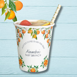 アリトルかわいこちゃんオレンジシトラスベビーブランチ 紙コップ