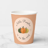 アリトルカボチャズオンザウェイ秋ヴィンテージカボチャ 紙コップ (正面)