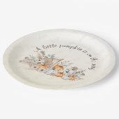 アリトルカンプキンボホベイビーシャワー紙プレート ペーパープレート (アングル)