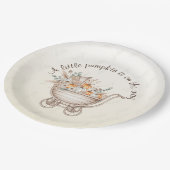 アリトルカンプキンボホベイビーシャワー紙プレート ペーパープレート (アングル)