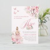 アリトルバレリナスワンレイクサード誕生日 招待状 (スタンド正面)