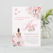 アリトルバレリナスワンレイクサード誕生日 招待状 (スタンド正面)