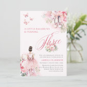 アリトルバレリナスワンレイクサード誕生日 招待状 (スタンド正面)