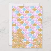 アリトル·マーメイド00誕生日 招待状 (裏面)