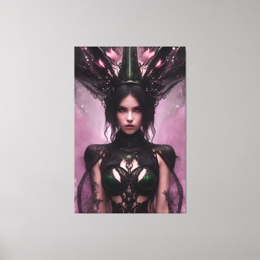 アリナザウォーターキツネ157 キャンバスプリント (正面)