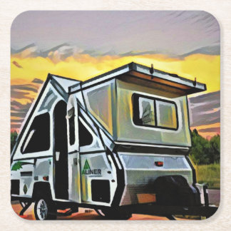 アリナーサンセットコースター スクエアペーパーコースター