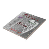 アリナ明るい灰色のアイリッシュ語の意味を持つハート タイル (側面)