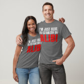アリバイを証明するためだけにここに来た レトロ Tシャツ (ユニセックス)