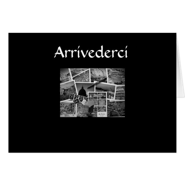 「アリベデルチ、チャオ、ブオン·ビアッジョ」イタリアンスタイル (正面横)