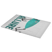 アリュア魚釣りルアープン漁師Tシャツ付き男 カッティングボード (角)