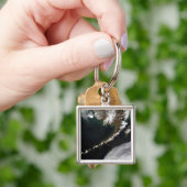 アリューシャン諸島とアラスカン半島 キーホルダー (手)