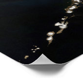 アリューシャン諸島とアラスカン半島 ポスター (角)