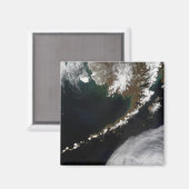 アリューシャン諸島とアラスカン半島 マグネット (正面/裏面)