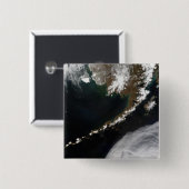 アリューシャン諸島とアラスカン半島 缶バッジ (正面&裏面)