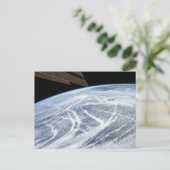 アリューシャン諸島の南の雲のパターン。 ポストカード (スタンド正面)