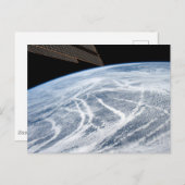 アリューシャン諸島の南の雲のパターン。 ポストカード (正面/裏面)