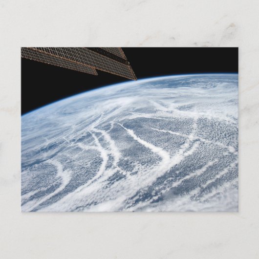 アリューシャン諸島の南の雲のパターン。 ポストカード (正面)