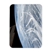 アリューシャン諸島の南の雲のパターン。 マグネット (縦)