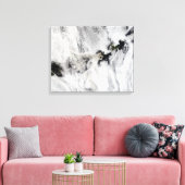 アリューシャン諸島オコク火山からのプルーム キャンバスプリント (インサイチュ (リビング))