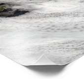 アリューシャン諸島オコク火山からのプルーム フォトプリント            (角)