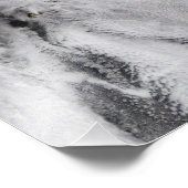 アリューシャン諸島オコク火山からのプルーム フォトプリント            (角)