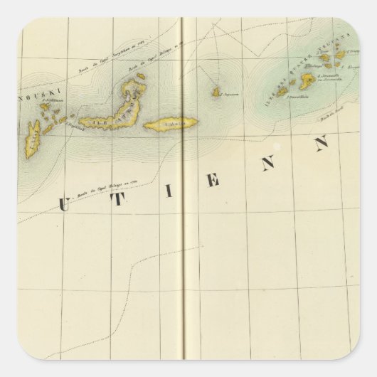 アリューシャン諸島39 スクエアシール (正面)