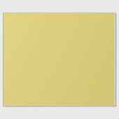アリリド黄無地の色 ラッピングペーパー (フラット)
