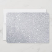 アリルシルバーホリデーパーティー招待状 招待状 (裏面)