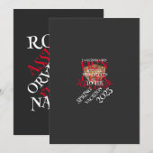 アリンの処女を失った時に私はそこにいた 招待状 (正面/裏面)