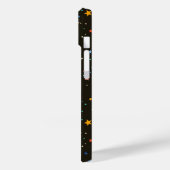 アリーおもしろいズ〔占星術の〕十二宮図ブラックレッドパーソナライズされた Case-Mate iPhoneケース (裏面 / 左)
