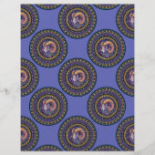 アリーお洒落ス〔占星術の〕十二宮図標識水玉模様曼荼羅 (正面)