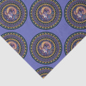 アリーお洒落ス〔占星術の〕十二宮図標識水玉模様曼荼羅 薄葉紙 (詳細)