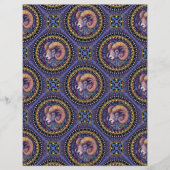 アリーお洒落ズ星占いマンダラジオメトリックタイル (正面)