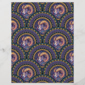 アリーお洒落ズ〔占星術の〕十二宮図マンダラアールデコホタテ (正面)