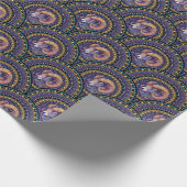 アリーお洒落ズ〔占星術の〕十二宮図マンダラアールデコホタテ ラッピングペーパー (角)