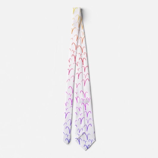 アリーはっきりしたズ ネクタイ (裏面)