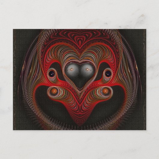 アリーズザラム抽象芸術アート ポストカード (正面)