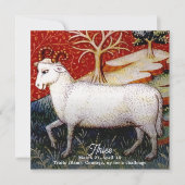 アリーズザラム〔占星術の〕十二宮図サインバースデーパーティー 招待状 (正面)