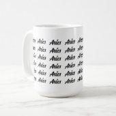 アリーズビベス コーヒーマグカップ (正面左)